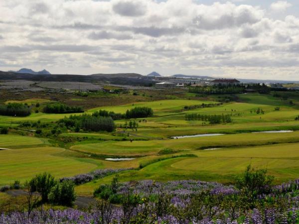 The Leirdalur golf course