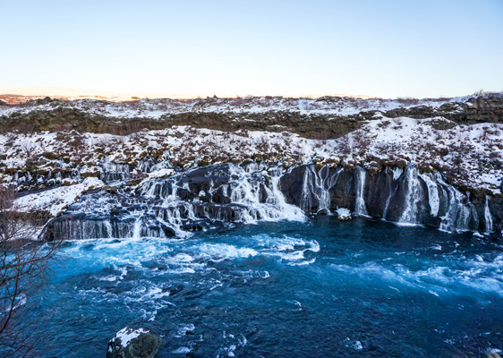 Hraunfossar and Barnafoss